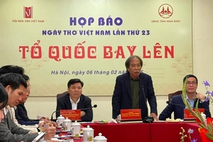 'Tổ quốc bay lên' là chủ đề của Ngày thơ Việt Nam 2025