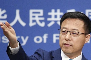 Người phát ngôn Bộ Ngoại giao Trung Quốc Triệu Lập Kiên. Ảnh: VCG