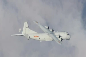 Máy bay săn ngầm Y-8. Ảnh: CƠ QUAN PHÒNG VỆ ĐÀI LOAN