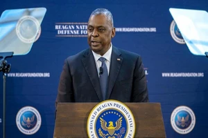Bộ trưởng quốc phòng Mỹ Lloyd Austin. Ảnh: AP