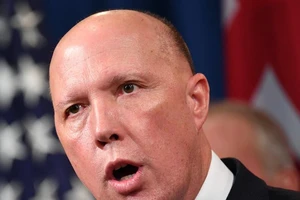 Bộ trưởng Quốc phòng Úc Peter Dutton. Ảnh: Mandel Ngan/AFP