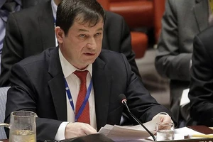 Phó đại sứ Nga tại Liên Hợp Quốc - ông Dmitry Polyanskiy. Ảnh: Seth Wenig/AP