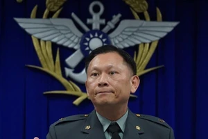 Phát ngôn viên của phòng vệ Đài Loan Shih Shun-wen. Ảnh: CNA