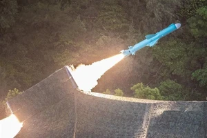 Tên lửa Hsiung Feng III. Ảnh: Cơ quan Phòng vệ Đài Loan