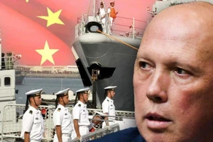 Ông Dutton cho biết Úc sẽ làm bất kỳ điều gì để ngăn chặn hành vi gây hấn của TQ. Ảnh: TWITTER/GETTY IMAGES