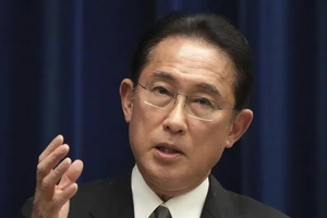 Thủ tướng Nhật Fumio Kishida. Ảnh: AP