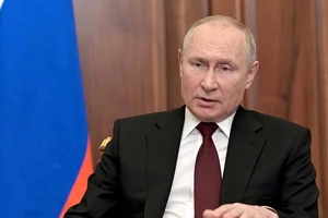 Tổng thống Nga Vladimir Putin. Ảnh: Alexei Nikolsky/Văn phòng Thông tin và Báo chí Tổng thống Nga/TASS