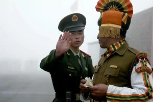 TQ cảnh báo ‘bên thứ ba’ can thiệp vào tranh chấp biên giới Trung-Ấn. Ảnh: Diptendu Dutta/AFP