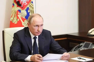 Tổng thống Nga Vladimir Putin. Ảnh: Mikhail Klimentiev/TASS