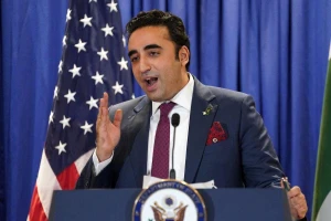 Ngoại trưởng Pakistan Bilawal Bhutto-Zardari. Ảnh: Kevin Lamarque/POOL/REUTERS