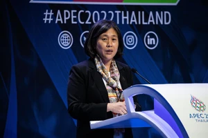 Đại diện Thương mại Mỹ Katherine Tai. Ảnh: Lauren DeCicca/GETTY IMAGES