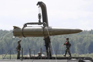 Belarus tuyên bố tự vận hành hệ thống tên lửa Iskander do Nga cung cấp. Ảnh: Sergei Karpukhin/REUTERS