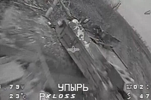 VIDEO: UAV cảm tử Nga phá huỷ xe tăng Abrams gần Avdiivka