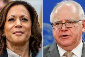 Bà Harris chính thức công bố phó tướng