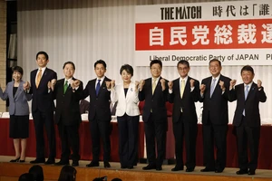 Gay cấn cuộc đua bầu lãnh đạo đảng cầm quyền Nhật