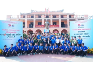 Gần 600 trại sinh tham gia Hội trại truyền thống 'Tuổi trẻ giữ biển'