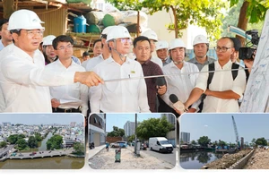 Chủ tịch UBND TP.HCM Nguyễn Văn Được khảo sát tiến độ thực hiện các dự án trọng điểm