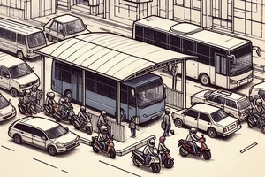 Dừng, đỗ xe tại điểm dừng xe buýt có bị xử phạt?
