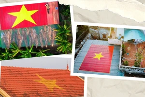 'Biến mái nhà thành lá cờ Tổ quốc': Trào lưu thấm đẫm niềm tự hào dân tộc