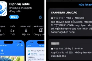Thêm thủ đoạn lừa đảo: Gọi điện đòi nợ tiền nước, ép tải ứng dụng giả