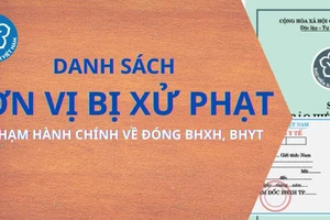 BHXH TP.HCM thông báo danh sách đơn vị bị xử phạt vì chậm đóng BHXH tính đến ngày 14-4