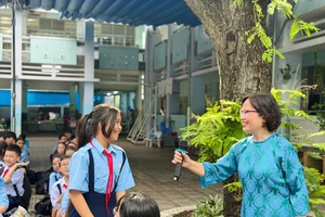 Học sinh TP.HCM học cách tự bảo vệ trước tội phạm mua bán người