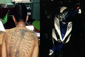 Xăm trổ thiếu tiền, đi trộm xe máy