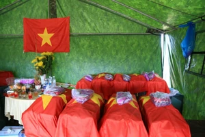 Tìm thấy 21 hài cốt liệt sĩ tại chiến khu Tam Giác Sắt