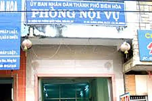 Nguyên phó Phòng nội vụ TP Biên Hòa bị khởi tố