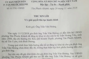 Sở Tư pháp Bình Dương nói về vụ phường không cấp giấy khai tử