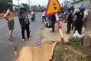 2 mẹ con thương vong nghi do giật mình vì còi ô tô 