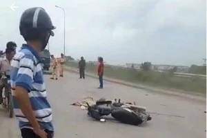 Xe ben tông chết người tại Long Hưng