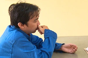 Bị can Kha tại cơ quan công an. Ảnh: CAĐN