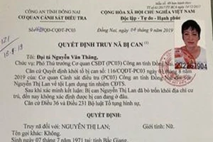 Đồng Nai: Bắt 'nữ quái' trốn lệnh truy nã đặc biệt nguy hiểm