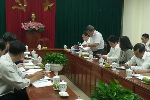 Thanh tra Chính phủ làm việc tại tỉnh Đồng Nai