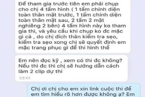 Xưng nữ công an dụ bé gái quay clip khỏa thân để nhận trà sữa