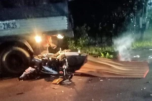 Đồng Nai: Tông phía sau xe tải dừng bên đường, 2 người chết