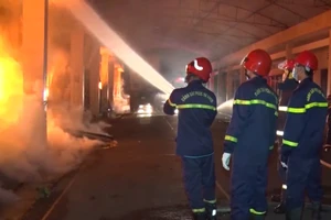 Công an xác định lý do vụ cháy kho vải công ty may Đồng Tiến ở Đồng Nai