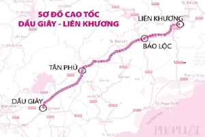 Sắp khởi công đường cao tốc Tân Phú - Bảo Lộc 