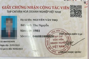 Truy tố 2 người có giấy chứng nhận phóng viên về tội cưỡng đoạt tài sản