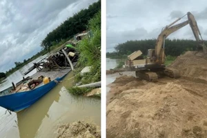 Bắt 3 cán bộ UBND xã ở Đồng Nai liên quan khai thác cát lậu