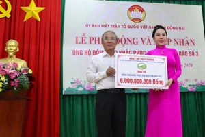 Ngay buổi lễ phát động, Đồng Nai tiếp nhận hơn 41 tỉ đồng giúp đỡ đồng bào vùng bão lũ