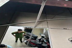 Bắt 'người nhện' đột nhập từ mái nhà để trộm tài sản