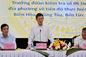 Phó thủ tướng Hồ Đức Phớc: Sớm giải phóng mặt bằng 2 tuyến cao tốc trọng điểm phía Nam