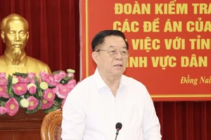 Đoàn công tác Trung ương làm việc với tỉnh Đồng Nai