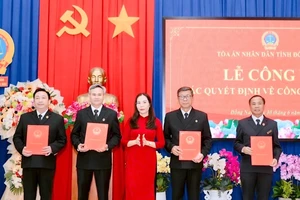 Đồng Nai công bố danh sách chánh án, địa chỉ trụ sở 14 Toà án khu vực 