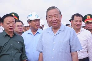 Tổng Bí thư Tô Lâm đến thăm, kiểm tra tiến độ xây dựng Sân bay Long Thành