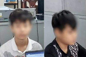 2 thiếu niên cướp xe đạp điện của bé trai 