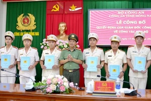 8 cán bộ trẻ của Bộ Công an tăng cường cho các xã biên giới Đồng Nai