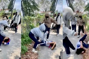 Một nữ sinh ở Đồng Nai bị nhóm học sinh nữ vây đánh hội đồng